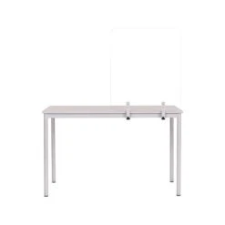 MasterVision Protector Series 35.4" X 55.1" Glass Non-Tackable Desktop Divider, Clear (GL3501393)